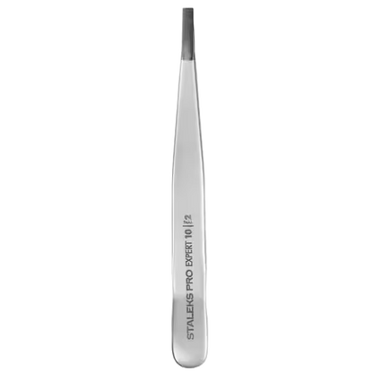 STALEKS PRO EXPERT 10 TYPE 2 EYEBROW TWEEZERS STRAIGHT TE-10/2 - STALEKS™