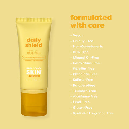 Feel Good Skin | Daily Shield UVA + UVB SPF 35+ PA ++++ Sunscreen