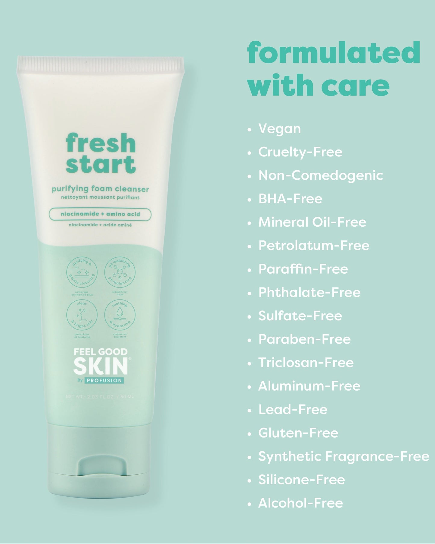 Feel Good Skin | Fresh Start Purifying Concentrated Foam Cleanser