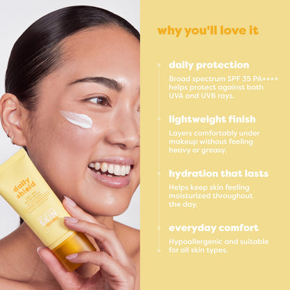 Feel Good Skin | Daily Shield UVA + UVB SPF 35+ PA ++++ Sunscreen