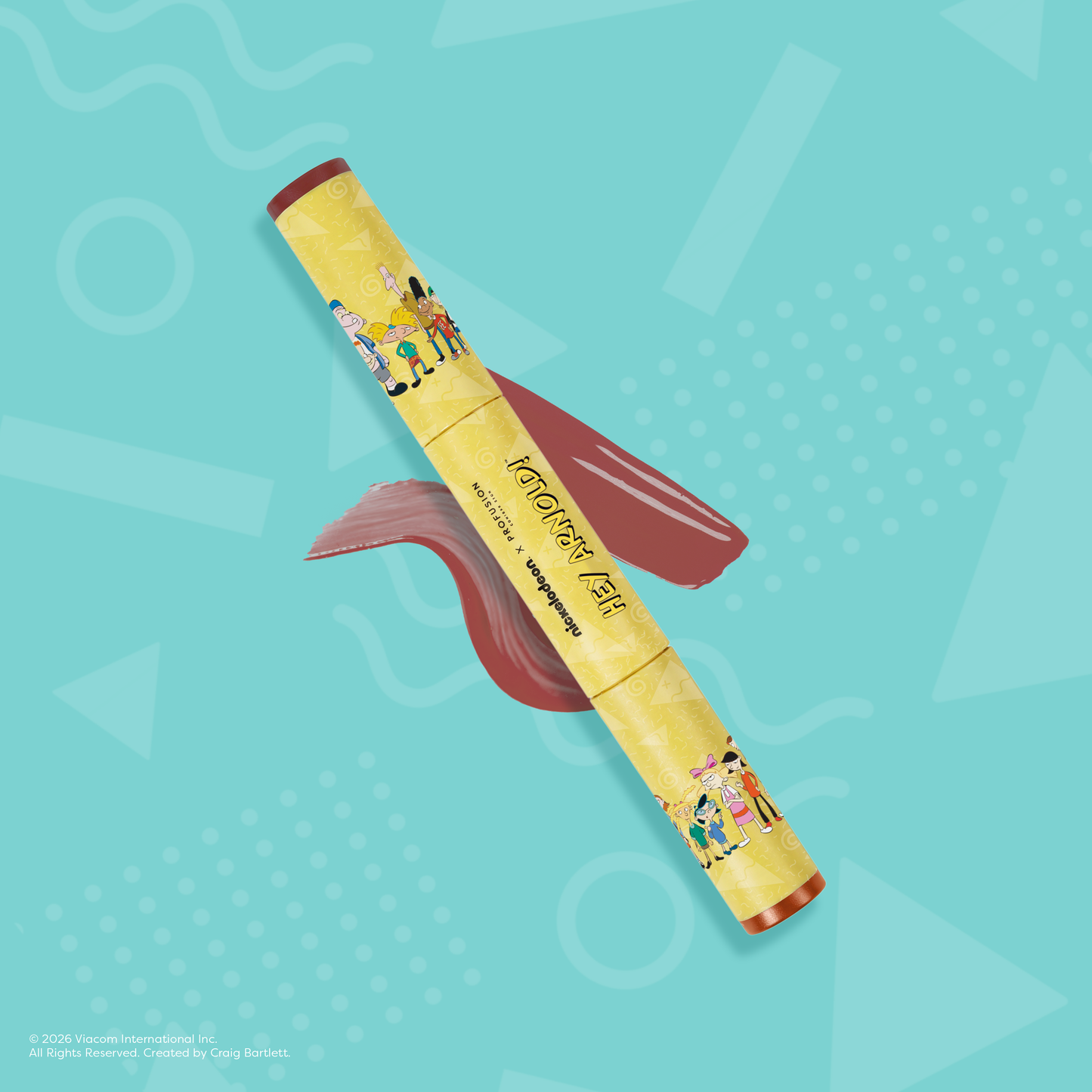 Hey Arnold! | Move It Football Head - Peel Off Lip Stain & Nourishing Lip Balm