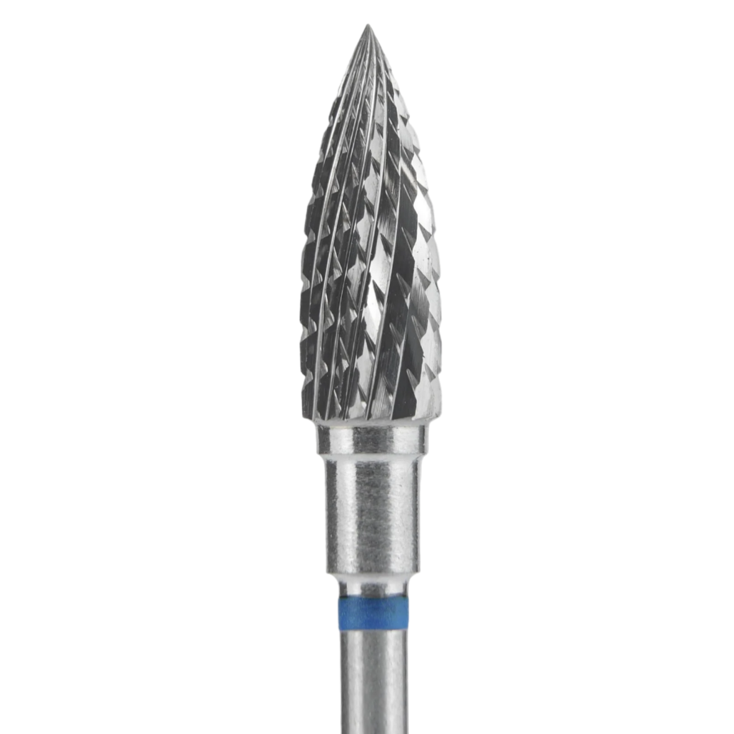 CARBIDE NAIL DRILL BIT, "Cone", BLUE, HEAD DIAMETER 5/13,5MM (FT10B050/13.5) (#210) -STALEKS™