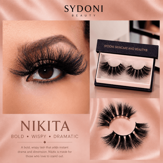 SYDONI "NIKITA" LUXURY MINK LASHES - Bold, Wispy, Dramatic