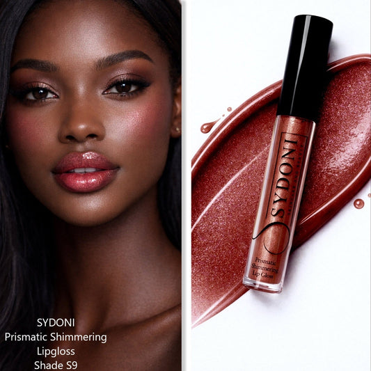 SYDONI PRISMATIC SHIMMERING LIPGLOSS SHADE S9 - Deep Red with Cool Silver Shimmer