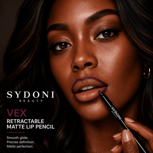 SYDONI RETRACTABLE MATTE LIP PENCIL with SHEA BUTTER 9 Rich, Smudge‑Resistant Shades