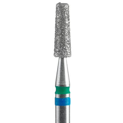 STALEKS Diamond Nail Drill Bit Duo Cone FA70BG025/8, Blue-Green, 2.5/8mm
