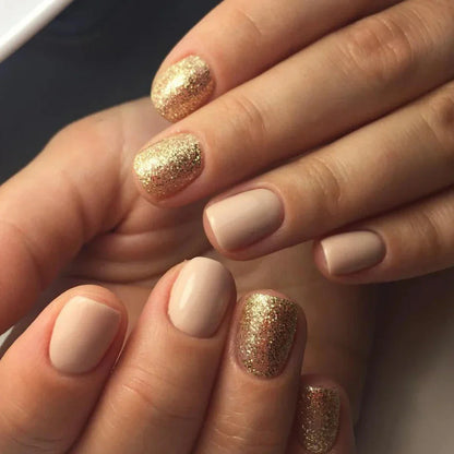 Luxio - Glitter Gold Gel Polish, 15ml