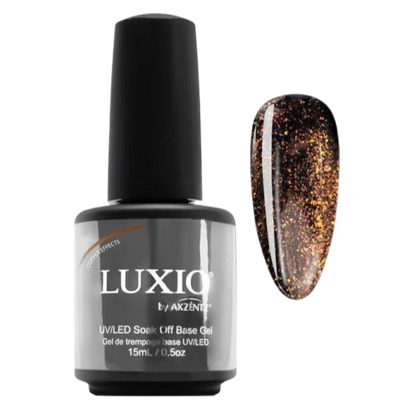 Luxio - Effects Copper Shimmer Top Gel, 15ml