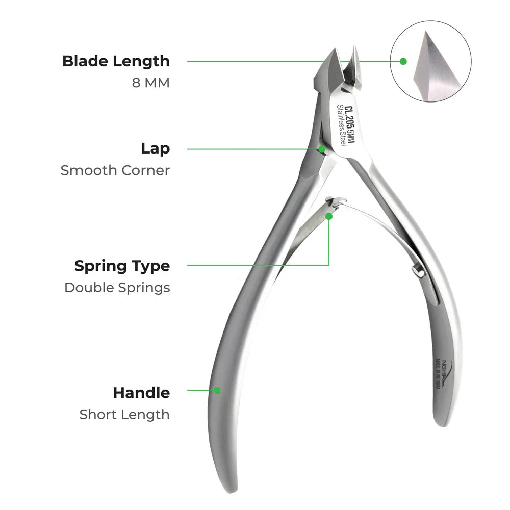 Nghia - CL-205 Cuticle Nipper, 6mm