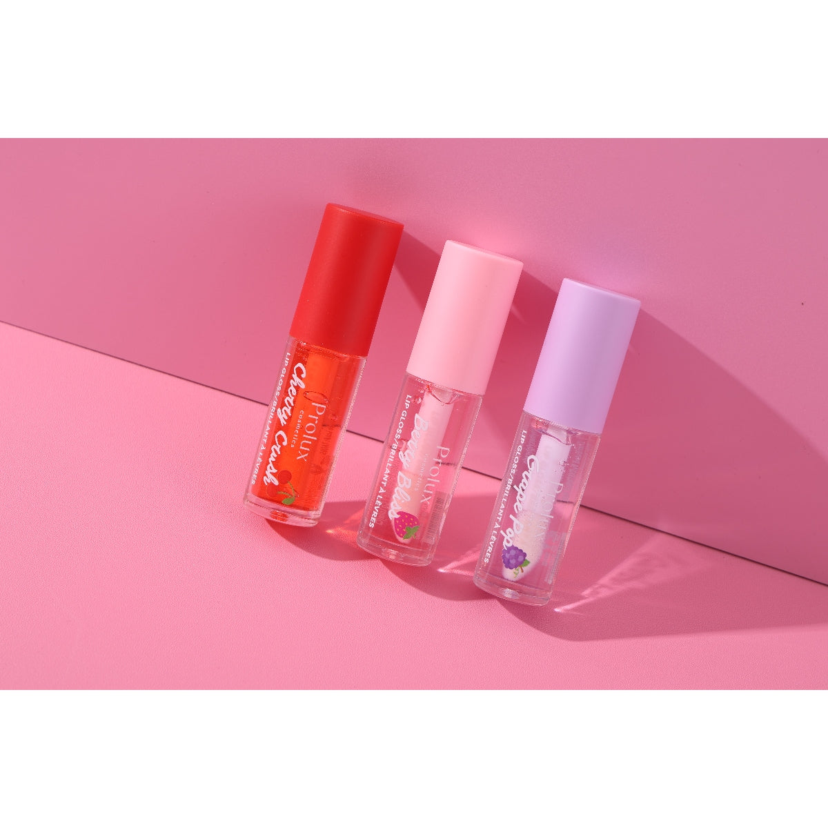 Fruity Crush Trio: 3PC Lip Gloss Trio