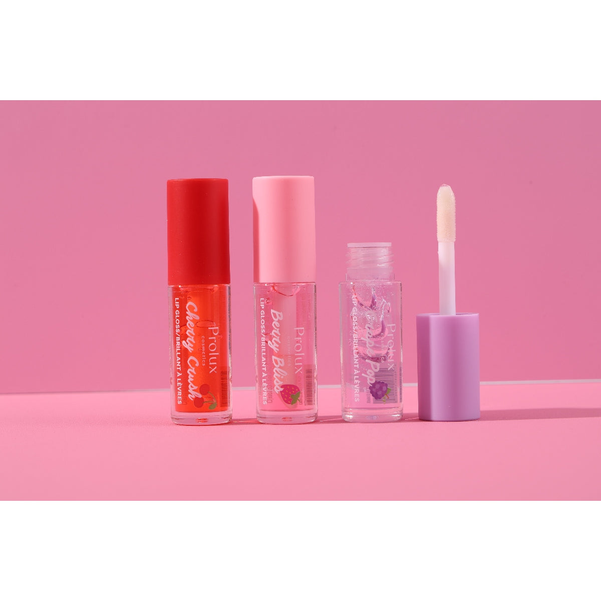 Fruity Crush Trio: 3PC Lip Gloss Trio